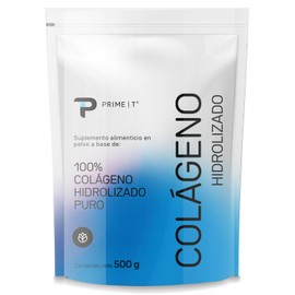 Colágeno Hidrolizado puro en polvo de alta calidad 500 gramos 50 porciones peptiplus Primetech Nutrition