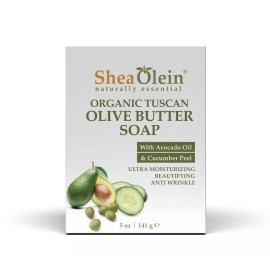 Shea Olein Organic Tuscan Olive Butter Soap, 6-pack
