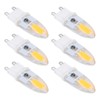 6PCS G9 LED COB Light Bulb 500LM Ceiling Lamp Bulb
