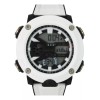 J.H. Company Reloj Digital Para Hombre Militar Sport Sumergible Led Correa Blanco