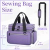 Anitor Large Sewing Supplies Organizer, Double Layer Sewing Storage Organizer