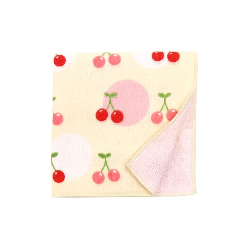 Hamamonyo Washed Semi-Wash (Towel Handkerchief), Round Cherry