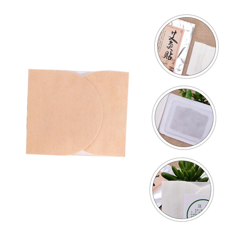 Healeved 4pcs Moxibustion Heat Patches for Joint Self-heating Wormwood Plasters