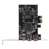 PCIE 1X to 3 Port 1394A Firewire Riser Card Dual