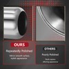 LCGP 2.25" Inlet Exhaust Tip, 2.25" Inlet 3.5" Outlet 16"