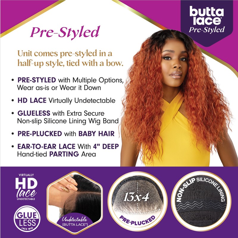 Sensationnel Butta Lace Prestyled Wigs - Unit 6 Glueless 13x4
