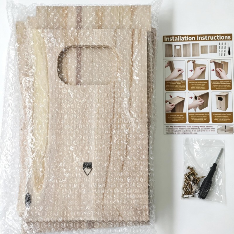 Wood Duck House, Sturdy Weather-Resistant Nesting Box and Shelter