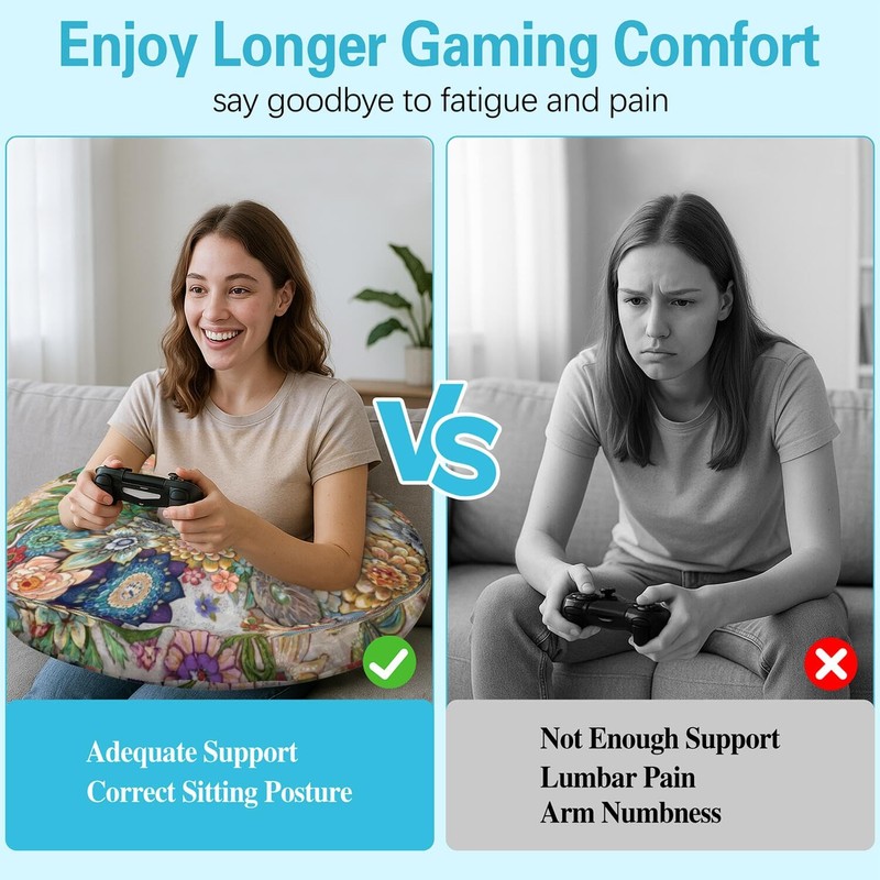 Queen Hero Lap Pillow for Reading & Gaming Lap Desk