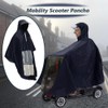 Elderly Mobility Scooter Poncho - 3 or 4 Wheel Scooter