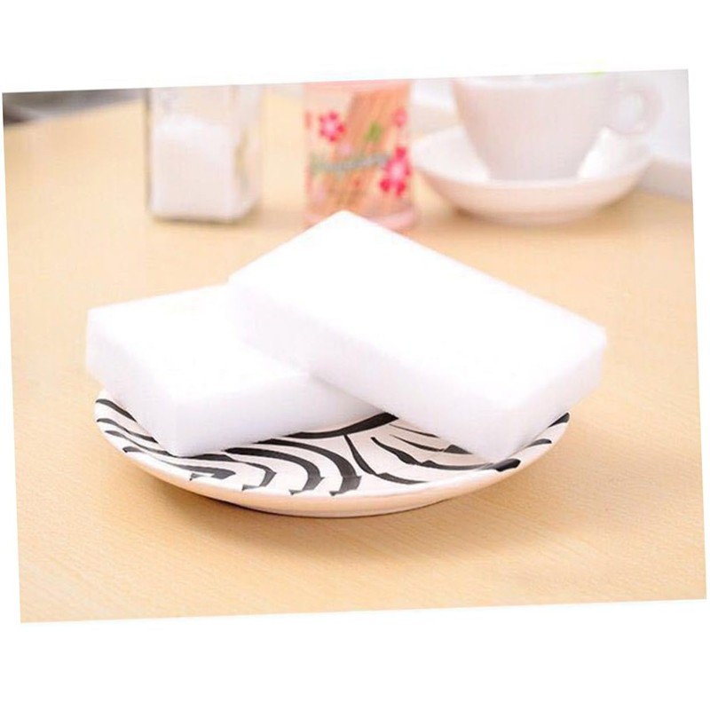 Mikinona 50pcs Cleaning Sponge Erasers High Density Dishwashing Pads for