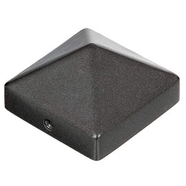 Post Cap for Wooden Posts High Shape Aluminium Casting 70 x 70 mm / 1 Stk. anthrazit-metalic