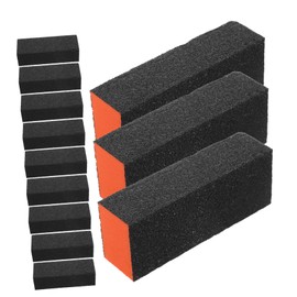 SAFIGLE 20pcs Portable Nail Buffer Block for Acrylic Nails Three-sided Buffing Sponge for Shaping and Polishing Treatments