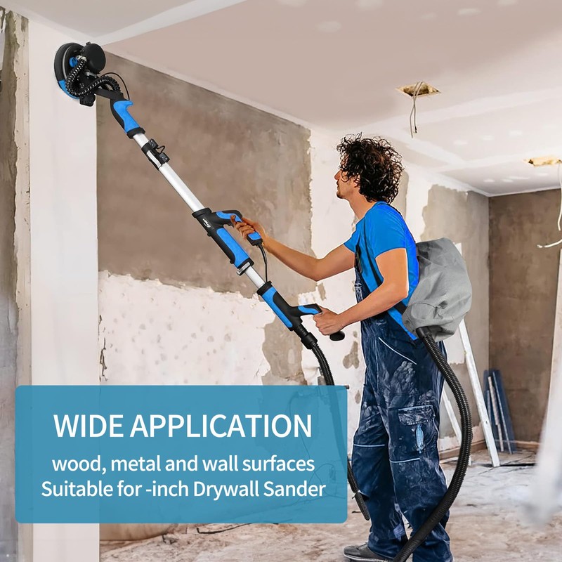 STEBRUAM 20Pcs 225mm Sanding Discs, 9 Inch 10 Hole Hook