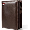 Cartera para hombre con RFID y 11 ranuras – Cuero