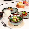 jinsongdafa Dinner Set 12 Pieces - Round Reactive Glaze Tableware