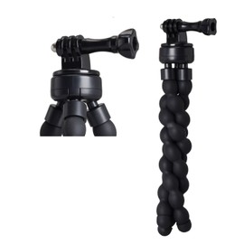 Etsumi VE-2419 Gopro Hero 13 /12 /11 /10 Action Camera, Compatible with Monkey Pod, Action Camera Adapter, Metal Ring Seal, Black