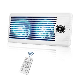 TMYICE Register Booster Fan for 4" x 10" Register Holes, Smart AC Vent Booster Fans Improves Heating & Cooling with Remote and Thermostat Control,10-Speed Quiet Vents Fan for Floor Ceiling