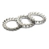 Hippo Hardware M6 (6mm) External Toothed Shakeproof Lock Washers Serrated