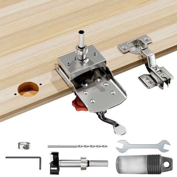 Yornoli 35 mm Hidden Hinge Gauge, Drilling Template Furniture Construction,