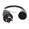Parkworld 886214 Generator L14-30 Plug Male to 5-20 (Household 5-15)