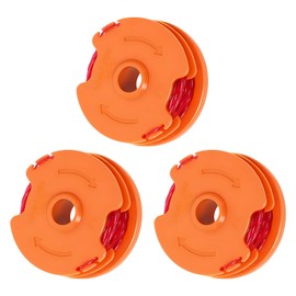 FUSHUI Replacement Spool, WA0007 Strimmer Line, Strimmer Spool, Autofeed Spool and Line for McGregor MET6032 MET4530 MET3525 Worx WG119E Strimmer