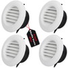 Wadoy Soffit Vents 4 Inch for Exhaust Fan with Screen
