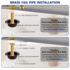 Freestanding Tub Drain Rough-in Kit with PVC Adapter, Bathtub Drain