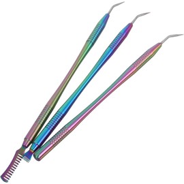 Herramienta para Rizado y Separación de Pestañas de Acero Inoxidable Diseño Innovador y Aplicación de Extensiones para Uso Profesional en Salones de Belleza