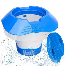 YEAMLTE Pool Dosing Float, Pool Chlorine Dispenser, Pool Chlorine Float, Float for Chlorine Tablets, Pool Tablets Float, Chlorine Dispenser for Pool, Hot Tubs, Spas, Fountains
