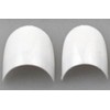 100 French Nail Tips White Oval Shape Short Nail In Small