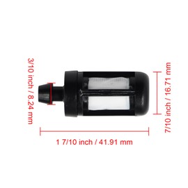 Sogoparts 3 X 1120-350-3500 Fuel Filter Kit for Stihl MS & TS Series Chainsaw with 0.31 (8mm) ID Fuel Line Rep for Stihl Chainsaw 0000 350 3504 0000 350 3515 0000 350 3500 Fuel Line Fuel Filter