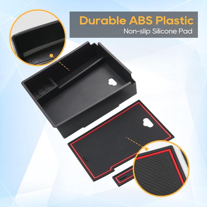 LFOTPP Centre Console Storage Box for Tucson TL 2015-2020, Centre