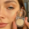 Highlighter Makeup with Champagne Dusk Glitter Eyeshadow – Highly Pigmented