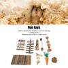 10pcs Hamster Chew Toys Set Natural Safe Teeth Grinding Exercise
