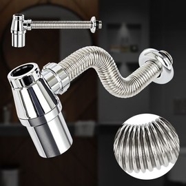 Sink Pop-up Drain Repair & Replacement Kit (P-Trap D, 350mm Components) Drain Trap