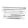 Baluue Blackhead Removal Set 7pc Extractor Kit Spatula Tips Gentle
