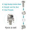 40pcs M5 M6 Cage Nuts, Cabinet Screws Rack Mount Server
