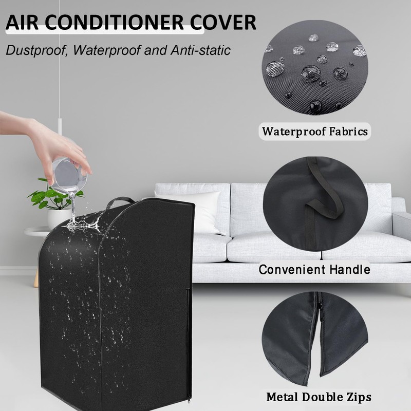 Air Conditioner Cover for Indoor, AC Dust-proof Waterproof Protective Cover
