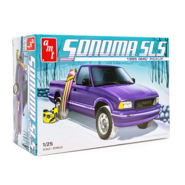 AMT Unknown 1995 GMC Sonoma Model Kit - 1/25 Scale Buildable Pickup Truck for Kids and Adults (AMT1168M)