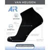 Van Heusen Men's Athletic Quarter Cut Socks (6 Pack), Size