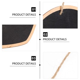 jojofuny 6pcs Signboard Door Listing Wedding Sign Mini Chalkboard Blacksto e Mini Labels Outdoor Chalkboard Sign Snake Applique Wedding Chalkboard Signs Chalkboard Labels Slogan Large