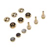 Trumpet Valve Finger Button Metal and Abalone Shell Trumpet Valve