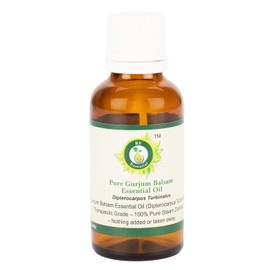 R V Essential Pure Gurjum Balsam Essential Oil 50ml (1.69oz)- Dipterocarpus Turbinatus (100% Pure and Natural Steam Distilled)