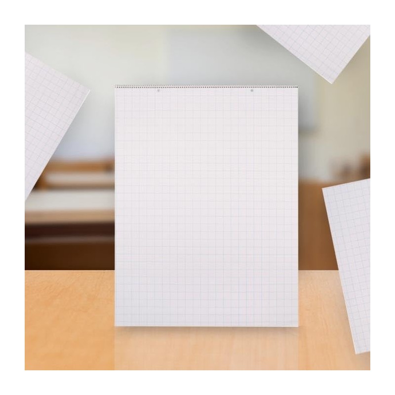 School Smart PAPER CHART 24X32 GRID RLD 25 SHTS