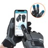Vgo... Work Gloves Men Touchscreen in Cowhide Palm, Heavy Duty