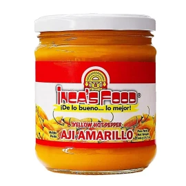 Inca's Food Aji Amarillo Paste - Hot Yellow Pepper Paste 15.7 Oz Peruvian Food