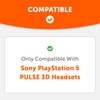 WC WC Freeze Pulse 3D - Cooling Gel Earpads Compatible with Sony PS5 Pulse 3D, Made by Wicked Cushions | Thicker Cushion & Wider Opening | Black