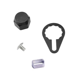 VISPREA Bait Reel Handle Compatible Screw Screw Nut Lock Plate Set Fits Daiwa DAIWA Shimano Shimano Shimano Compatible with M7 M8 General Repair DIY Fishing Accessories Left Right Handle Knob Lock
