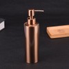 304 Stainless Steel Rose Gold Soap Bottle, Kitchen Bathroom Countertop