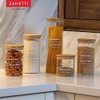 Zanetti - Juego de 5 Recipientes Herméticos de Cristal con